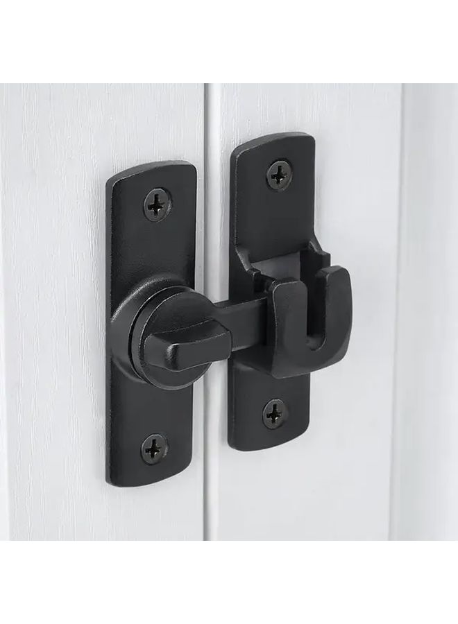 Silvery Heavy Duty Rotating Lock 90 180 Degree for Sliding Door Cabinet - Image 3