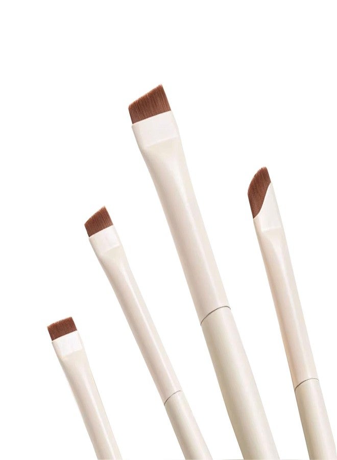 SALOCY 4 PCS Fine Angled Eyeliner Brush Set,Ultra Thin Liner Brush,Angled Flat Gel Eye Liner Makeup Brushes,Fine Point Eyeliner Brushes for Women Girls - Image 1