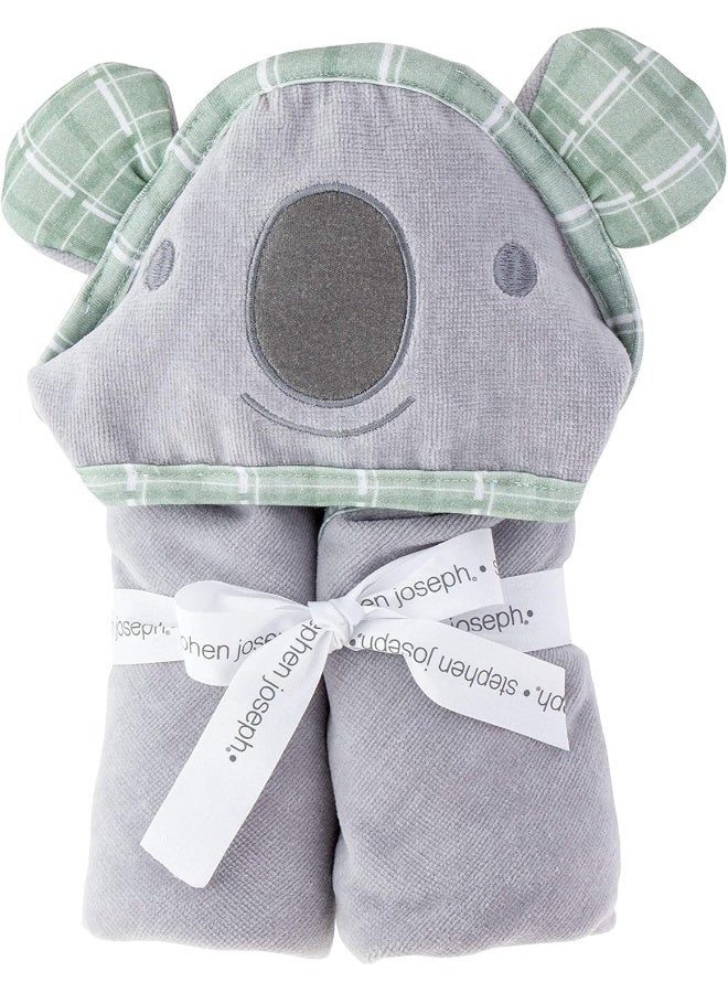 Stephen Joseph Baby Hooded Bath Towel, Koala