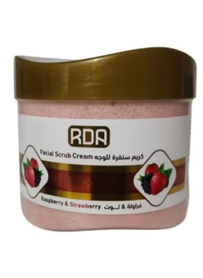 Facial Scrub Cream Raspberry And Strawberry 500 ml