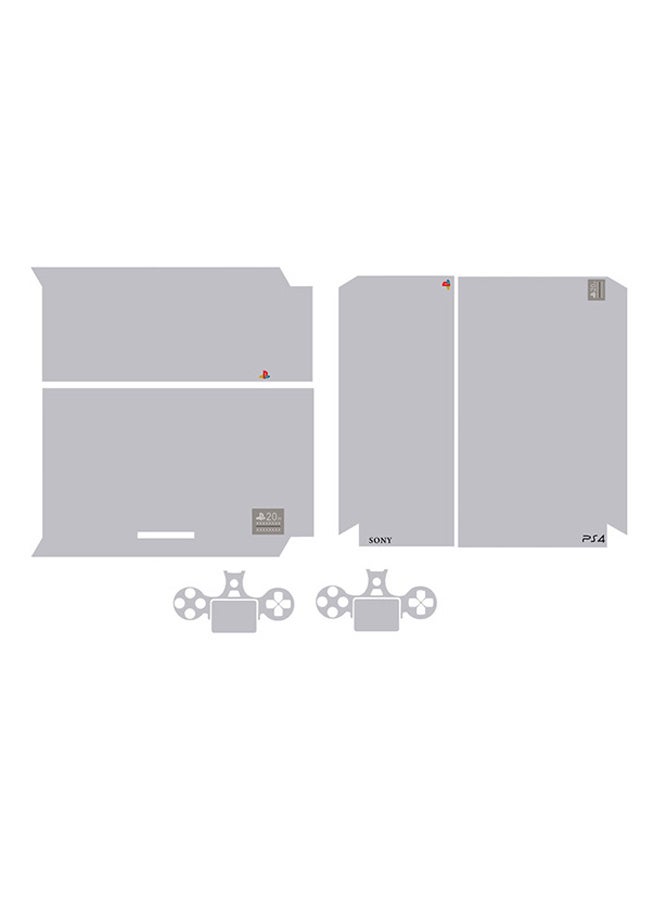 Alyashmac Full Body Decal Skin Sticker Cover For PS4 PlayStation Console And 2 Controllers - Image 1