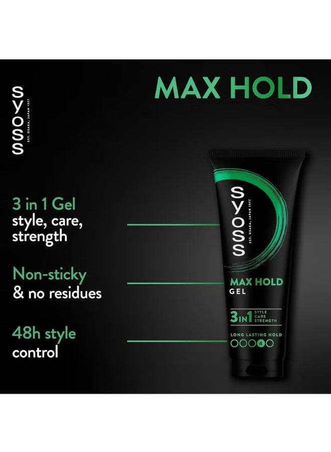 SYOSS Max Hold Hair Gel 250ml - Image 2