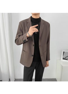 Brown suit jacket