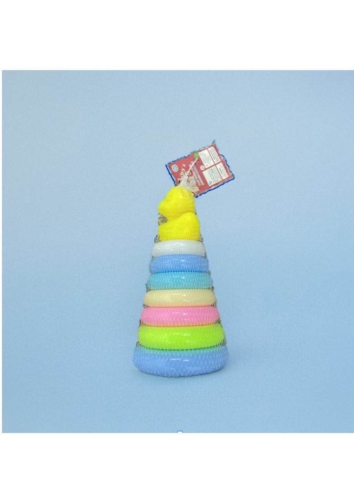 7 Piece Duck Stacking Rings Game  - Image 3