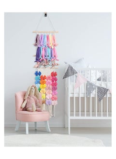 Y&D Headband and Hair Bows Holder Organizer Organizer Hanger Storage Wall Hanging Home Decor Rack 33 x 125 cm for Door Closet  - Image 3