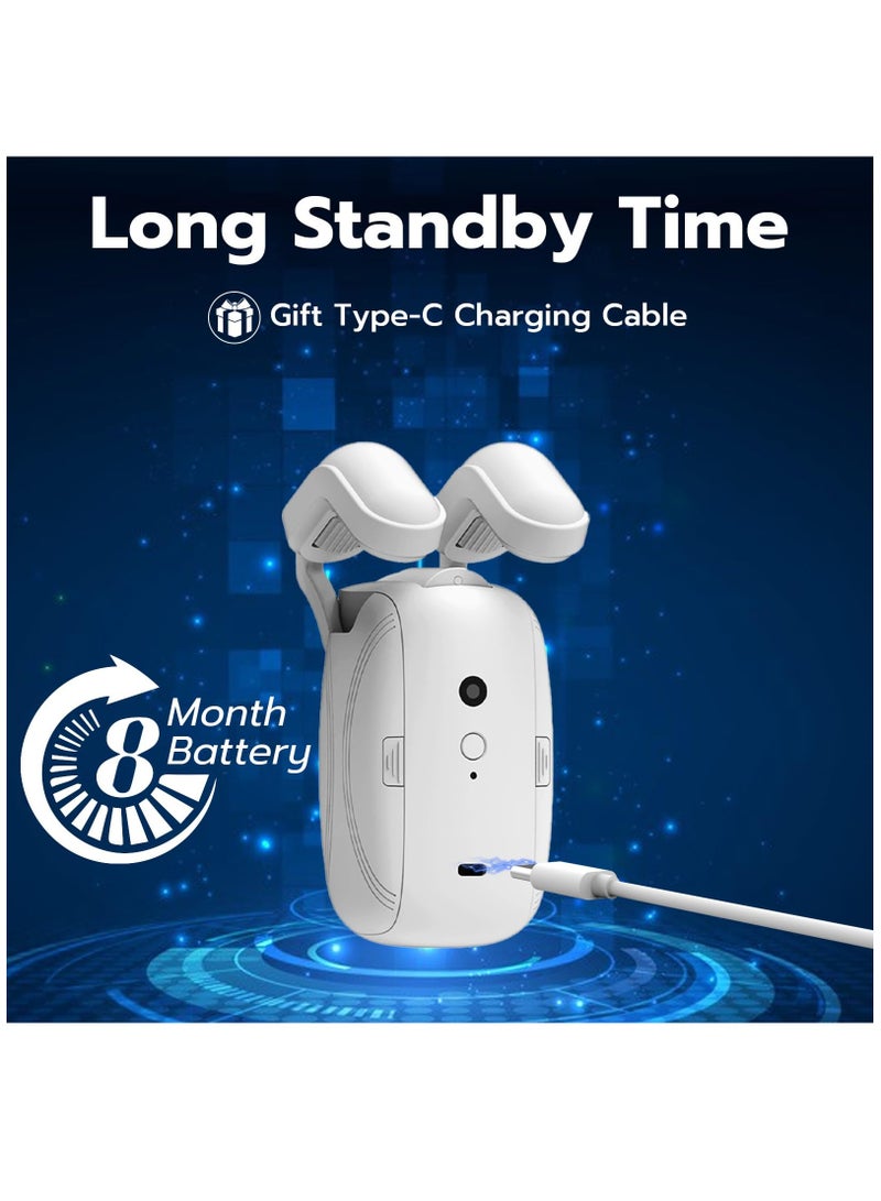 Smart Automatic Curtain Opener, Curtain Opener Electronic, Remote Control with App/Timer/Voice, Automatic Light Sensor, Add Gateways, for Google Alexa, No Remote