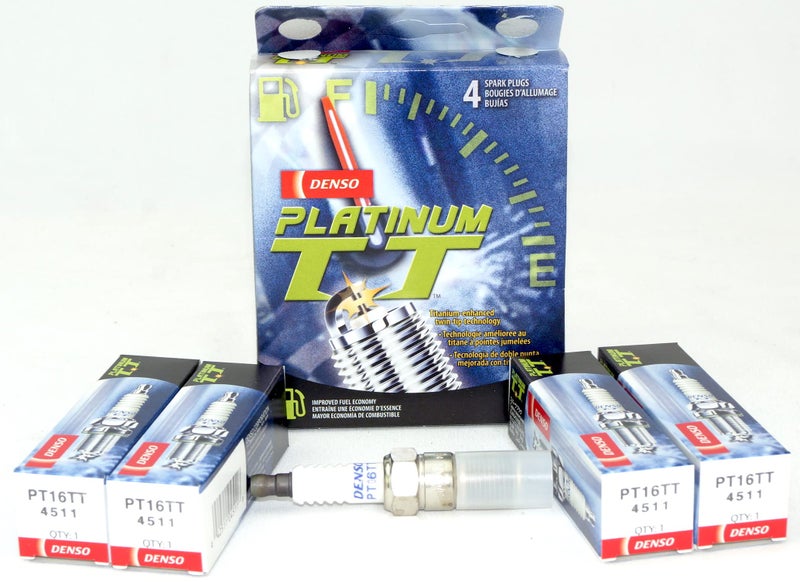 4 PCSNEW DENSO 4511 PLATINUM T T Spark Plugs PT16TT