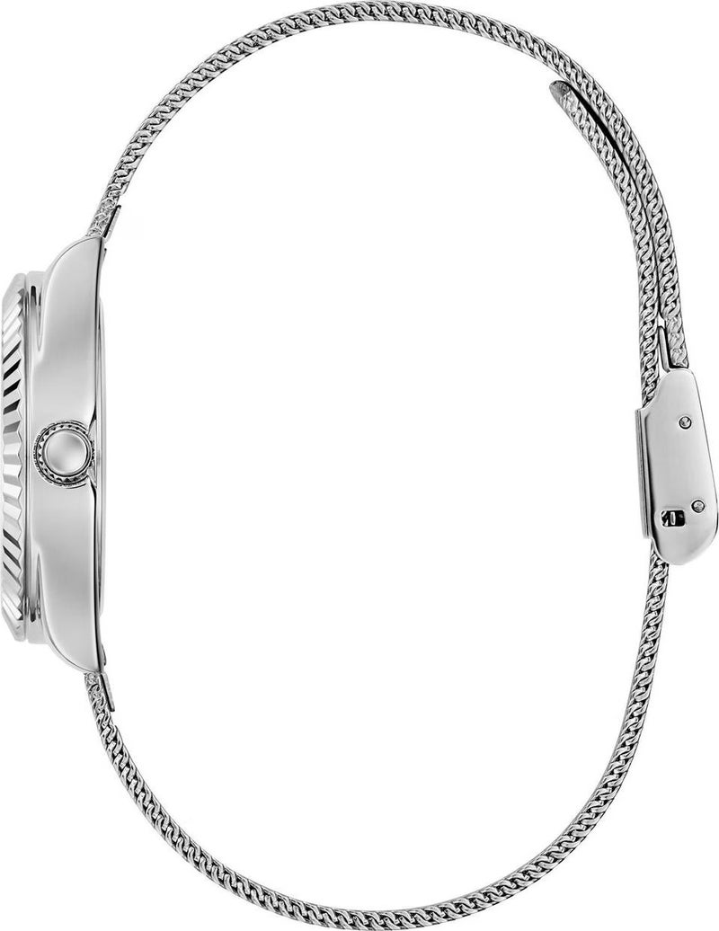 GUESS Mini Luna Ladies Silver Tone Analog Watch - Image 4