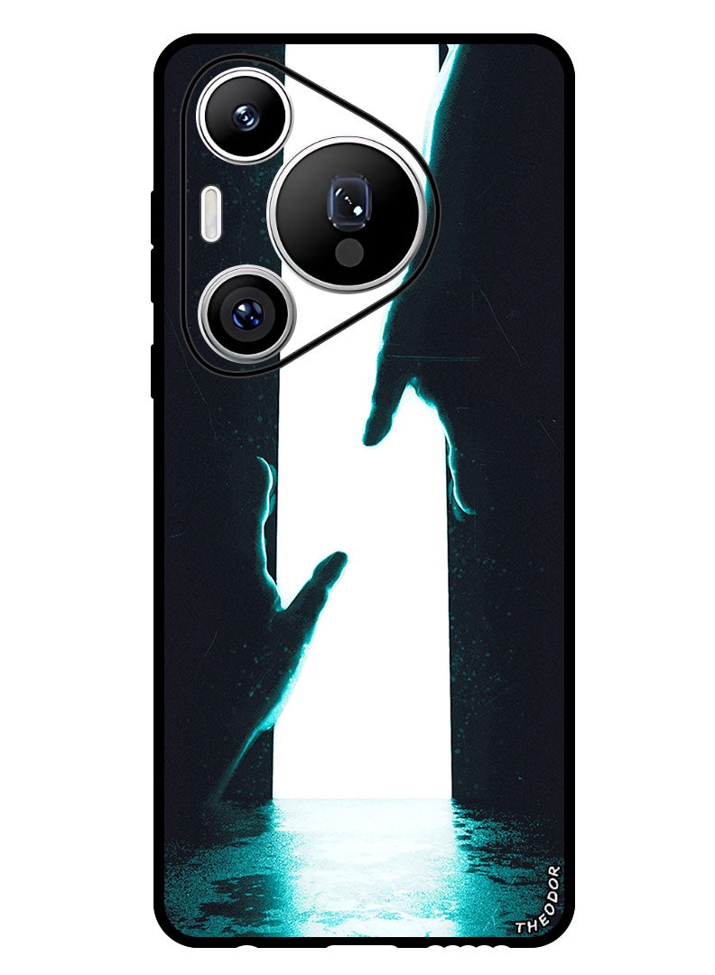 Theodor Protective Case Anti Scratch Shock Proof Bumper Cover For Huawei Pura 70 Pro hands_touch_light - Image 1