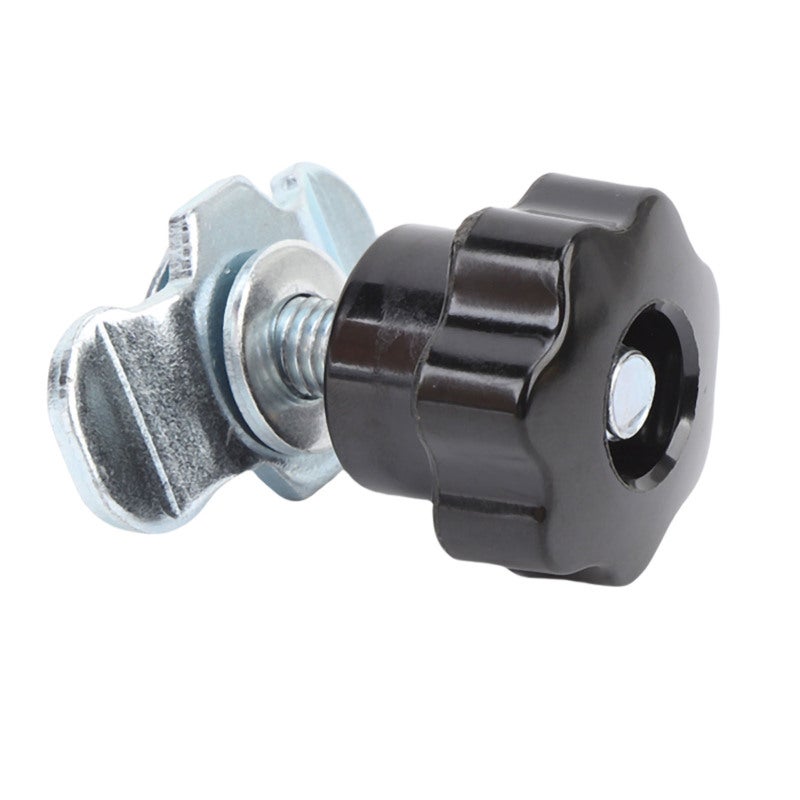 M8 L Track Threaded Stud Heavy Duty Carbon Steel Construction - Universal L Track Compatibility Cargo Tie Down Stud for Van Truck Logistics Cargo Securing - Image 3