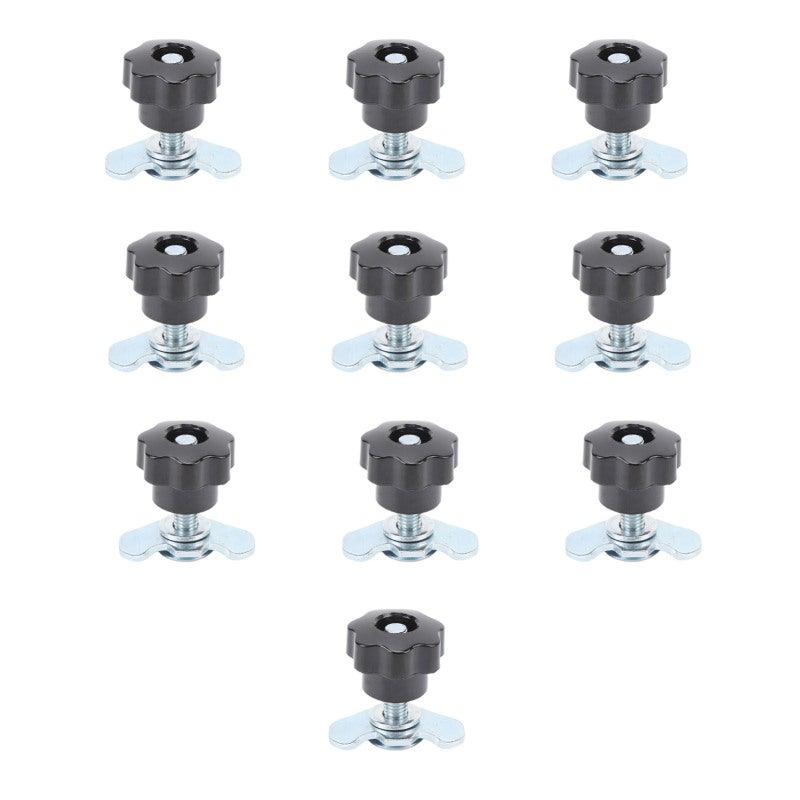 M8 L Track Threaded Stud Heavy Duty Carbon Steel Construction - Universal L Track Compatibility Cargo Tie Down Stud for Van Truck Logistics Cargo Securing - Image 1