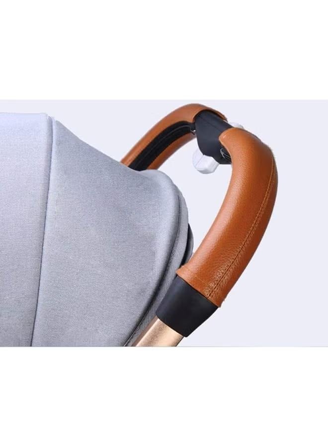 StarKids A small, lightweight foldable stroller with a light aluminum frame that can be carried while traveling, ideal for airplane cabins, suitable for children aged 0-3 years - Image 4