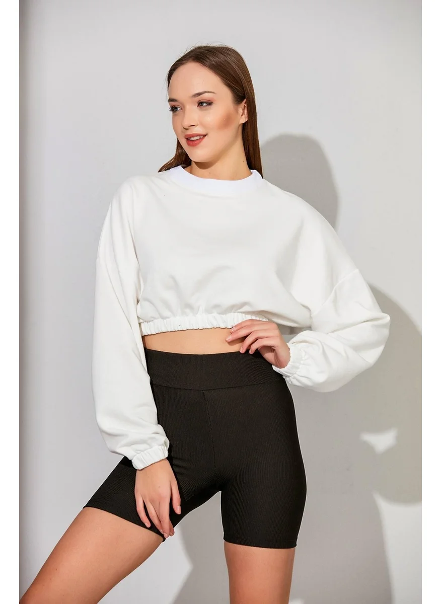 Alexander Gardi Alexandergardı Crop Sweatshirt (B22-110A01)