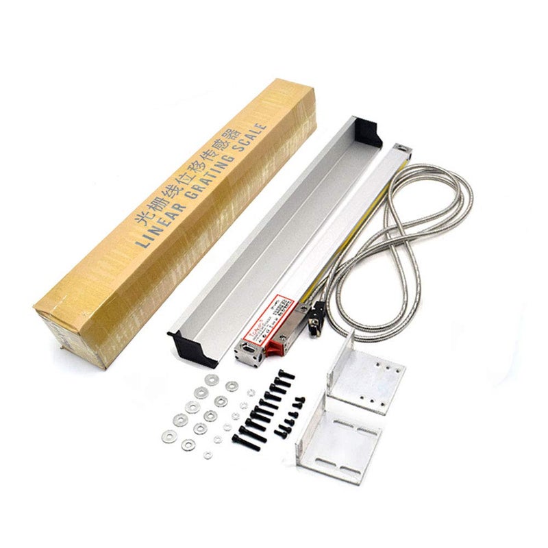 TOAUTO Digital Readout 2 Axis 3 Axis DRO Display Linear Scale 350mm 14" Precision 5um for Bridgeport/Knee Milling Lathe EDM Mill Machine - Image 1