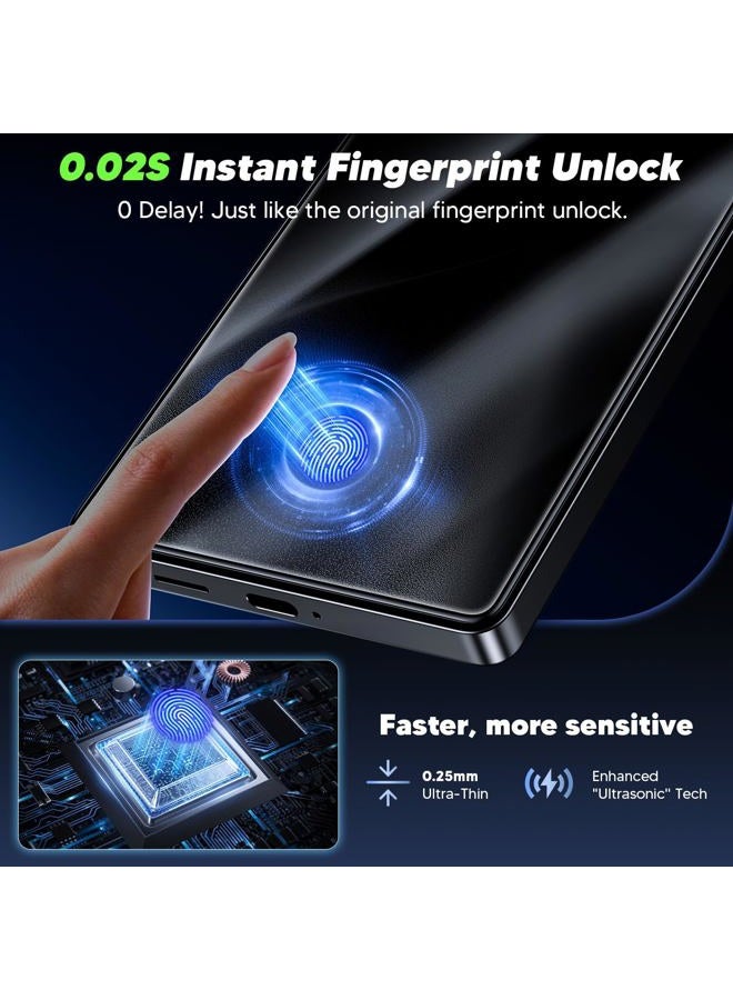 wsken for Samsung Galaxy S25 Ultra Privacy Screen Protector - [24°Anti Spy ][Auto Dust-Elimination] 9H Hardness 3D Full Screen Tempered Glass Easy Installation,Bubble Free,Anti Fingerprint,2 Pack - Image 4