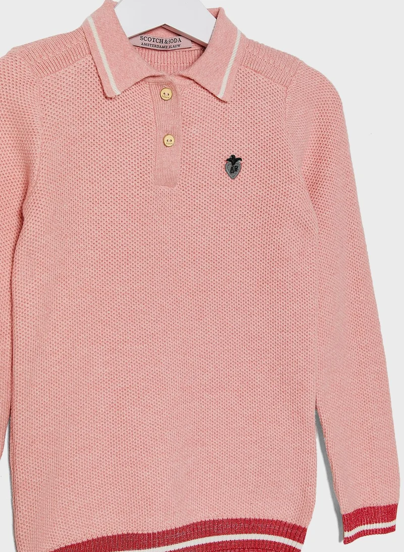 Scotch & Soda Little Stripe Detail Polo