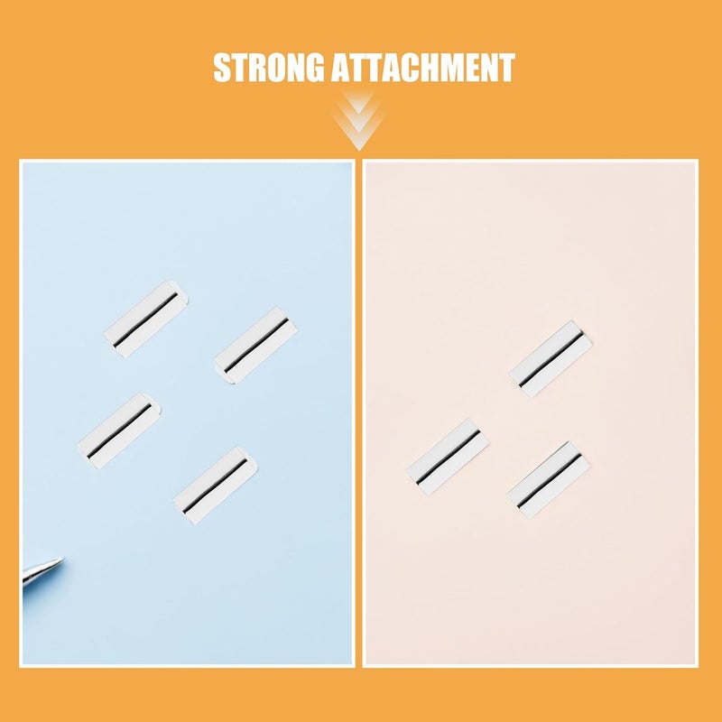 120PCS Self Adhesive False Eyelash Strips - Reusable Lash Glue Liner Strips - False Eyelash Adhesive Tape for Beginners Lash Extension Application Black - Image 3