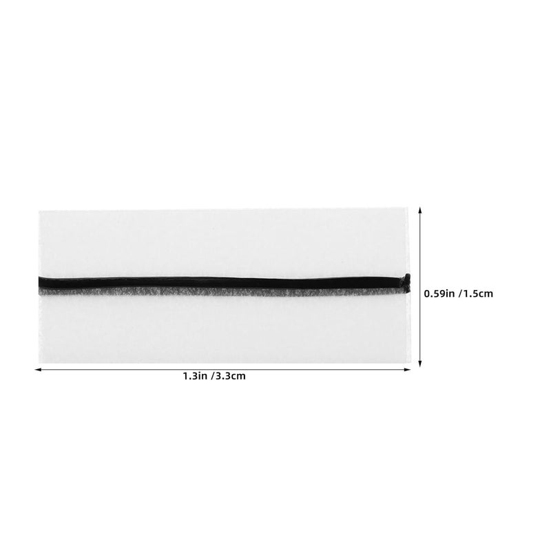 120PCS Self Adhesive False Eyelash Strips - Reusable Lash Glue Liner Strips - False Eyelash Adhesive Tape for Beginners Lash Extension Application Black - Image 2