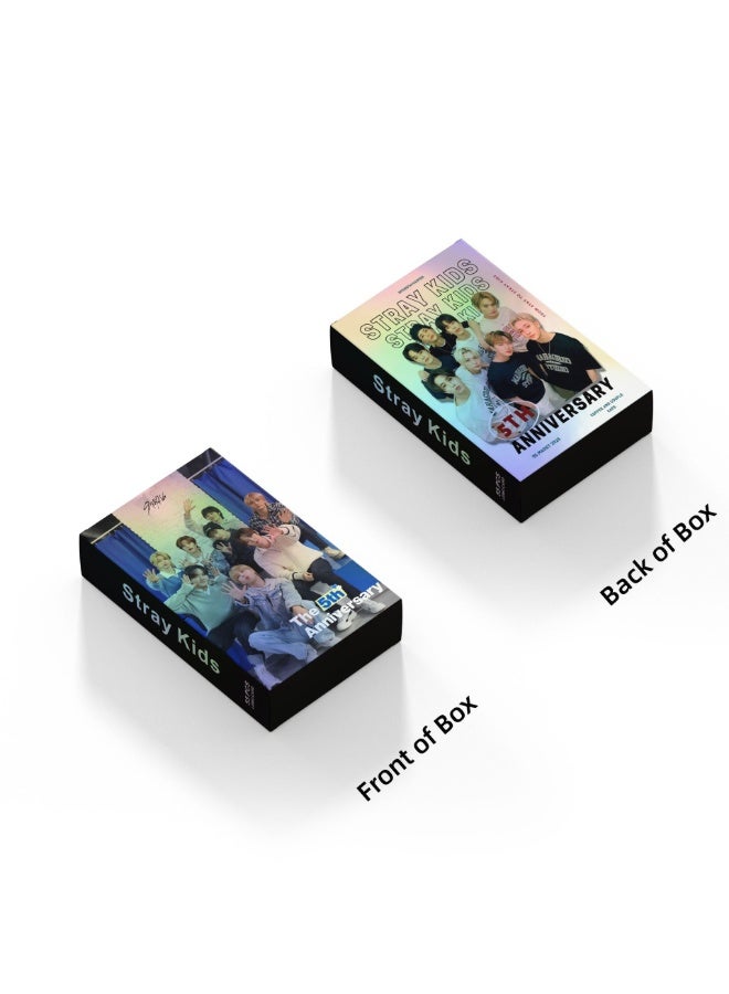 NIBEMINENT 55 Pcs Kpop Stray Kids 5th Anniversary Lomo Cards Card For Fans Collection Gifts - Image 2