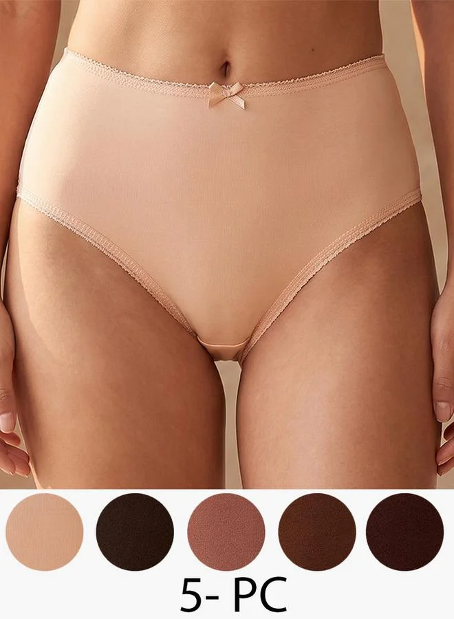 Splash FAV Pack of 5 Intimates High Waist Full Briefs