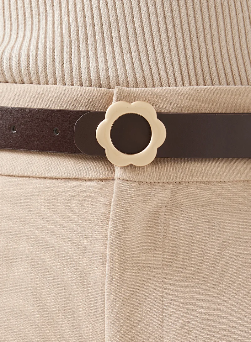 Ginger Floral Buckle Belt