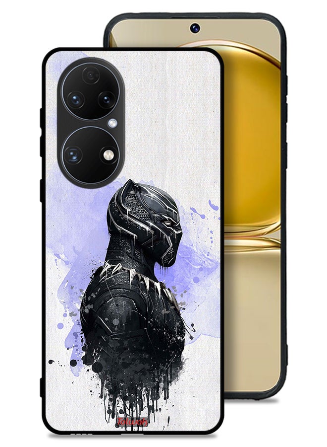 Tolwak Huawei P50 Protective Case Cover Black Panther - Image 1