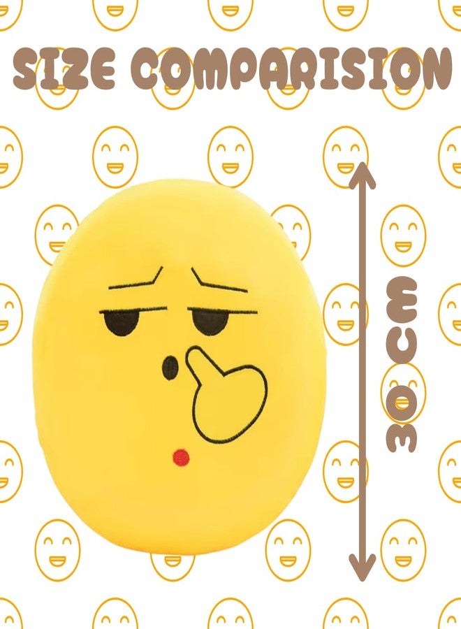 TechMax Solution لعبة وسادة قطيفة لطيفة من TechMax Solution، بتصميم وجه مبتسم. - Image 3