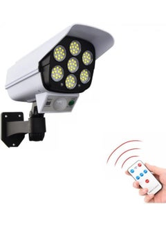 DIGI CORE Solar Powered Camera Spotlight With Light Sensor And Motion Sensor Remote Control 3 Modes  - Image 1