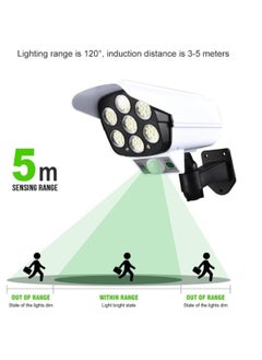 DIGI CORE Solar Powered Camera Spotlight With Light Sensor And Motion Sensor Remote Control 3 Modes  - Image 4