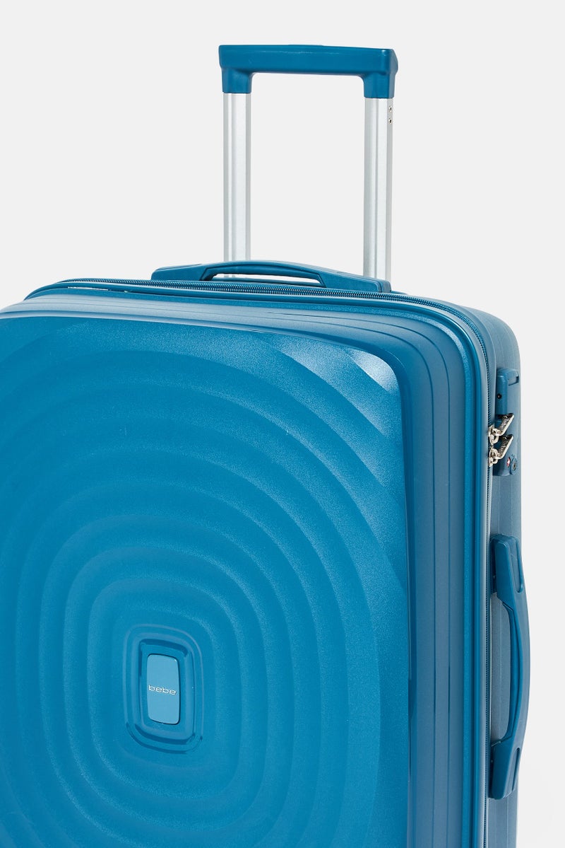 bebe 24 Inch Expandable Hardshell Check In Spinner, Lake Blue  - Image 3