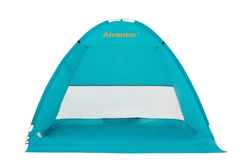 Alvantor Beach Tent Beach Umbrella Outdoor Sun Shelter Automatic Instant PopUp UPF 50 Portable Beach Shade Camping Fishing Hiking Canopy Light Weight for 23 Person Randomly Send OldNew Model - Image 2