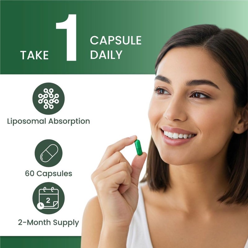 ZeroHarm Magnesium Glycinate 600mg with Moringa â€“ Energy, Muscle & Sleep Support â€“ High Strength Liposomal Absorption â€“ Powered by Real Food Ingredients â€“ 60 Vegan Capsules - Image 5