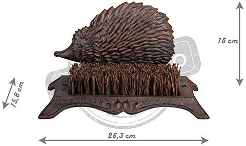 Esschert Design Boot Brush Hedgehog - Image 3