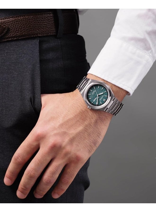 CITIZEN Men's Super Titanium Strap Eco-Drive Men Watch AW0130-85X - 39 mm - Image 4