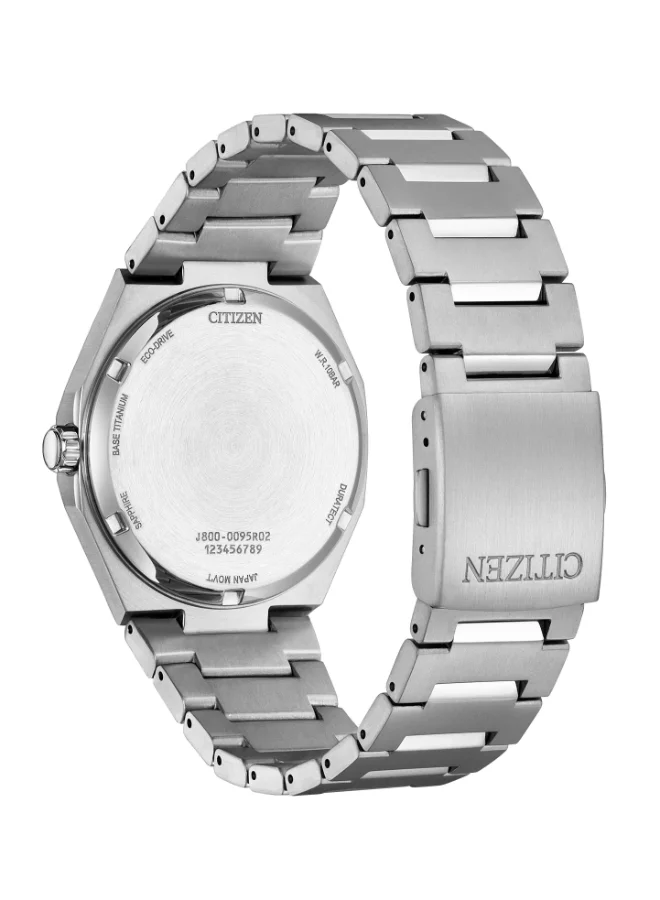 سيتيزن Men's Super Titanium Strap Eco-Drive Men Watch AW0130-85X - 39 mm