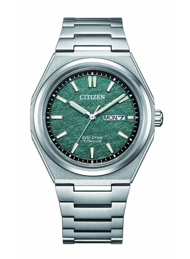 CITIZEN Men's Super Titanium Strap Eco-Drive Men Watch AW0130-85X - 39 mm - Image 1