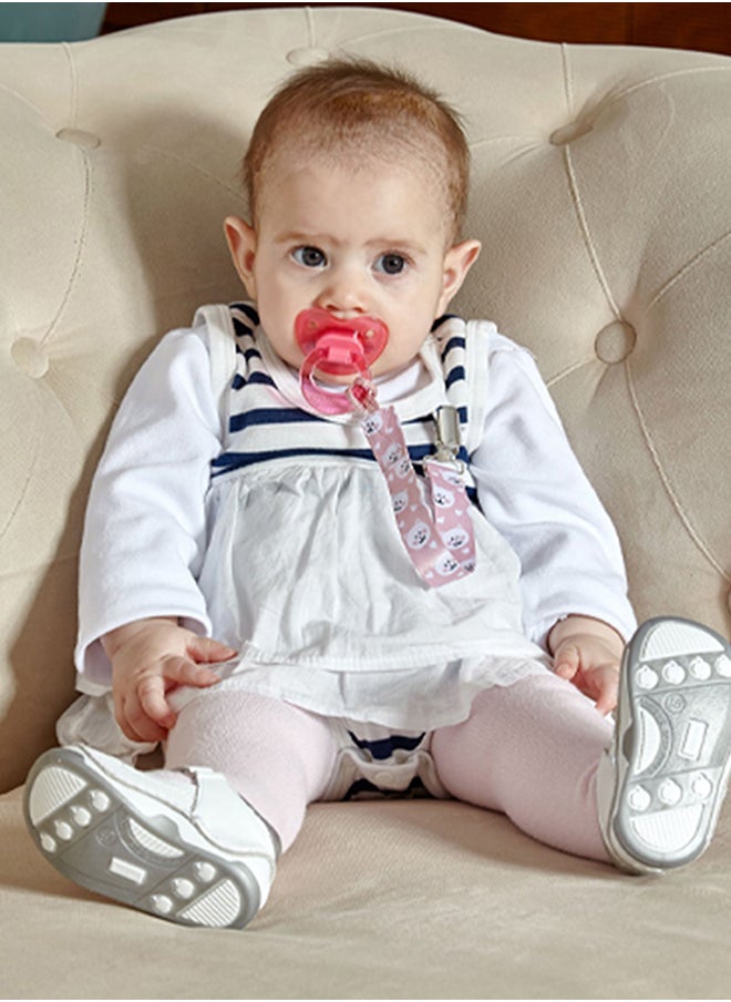 BabyJem - BabyJem Pacifier Holder 0 Months - Safe and Convenient Pacifier Clip for All Types of Pacifiers - Easy to Use and Attach to Clothing. - Image 1