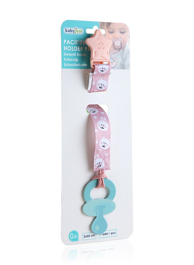 BabyJem - BabyJem Pacifier Holder 0 Months - Safe and Convenient Pacifier Clip for All Types of Pacifiers - Easy to Use and Attach to Clothing. - Image 1
