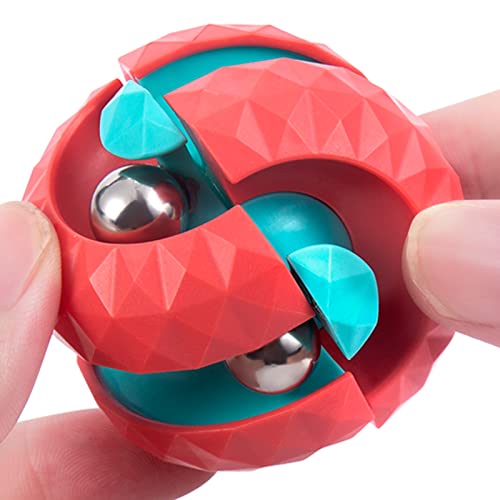 ONCOFAN Unique Orbit Ball Fidget Toy Novelty Beads Track Infinity Cube Stress Relief Balls Creative Sensory Toys for Autistic ADHD Kids Adults - Image 1