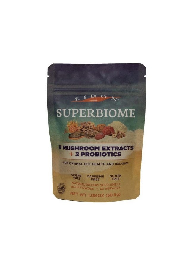 Eidon Ionic Minerals Eidon Superbiome Mushrooms And Probiotics Powder Gut Balance Microbiome Health With Reishi Chaga Lion - Image 2