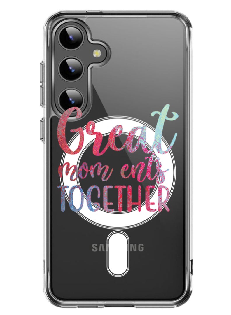 Theodor Magnetic Case for Samsung Galaxy S24 Plus 6.7-inch Compatible with MagSafe Wireless Charging, Shockproof Phone Bumper Cover Great moments copy  - Image 1