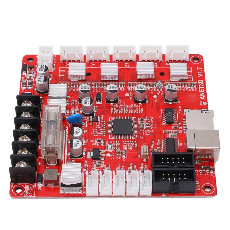 Anet 3D Printer Motherboard 12-24V Input With USB Interface - Reliable High Efficiency Stability 3-Way PWM DC Outputs For 3D Printer DIY Enthusiasts - Image 3