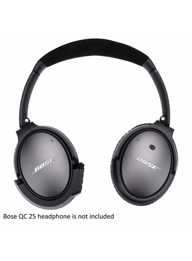 YOCOWOCO Wireless Bluetooth Adapter for Bose QuietComfort QC 25 with Mic/Volume Control, Black - Image 2