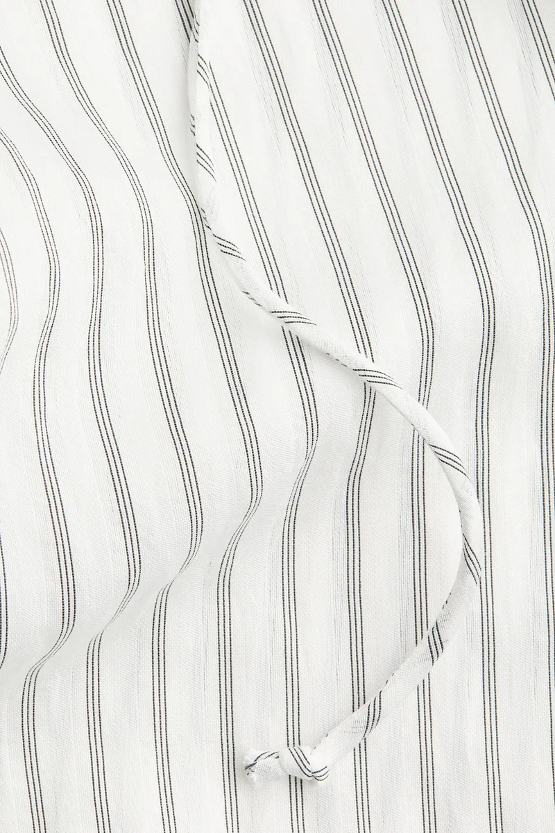 اتش اند ام Wide drawstring trousers