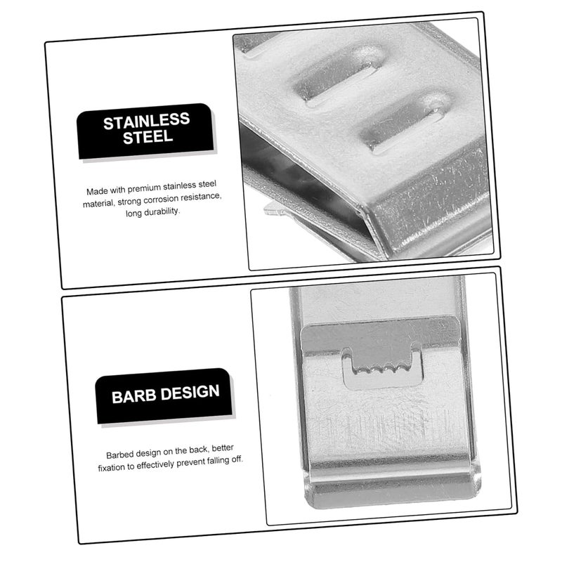 20pcs Photovoltaic Cable Clips Durable Wire Harness Clamps for Solar Panel Installation Easy Setup Barbed Design for Secure Fixation - Image 5