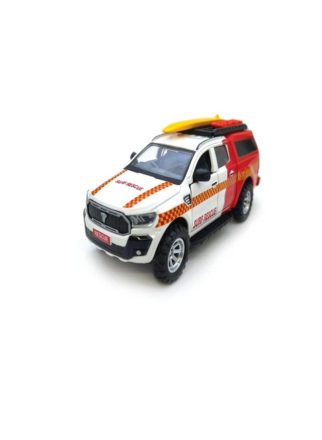 Centy Surf Rescue UTE Pull Back Toy Car with Door Openable for 3Y+ Multi Colour - Image 1