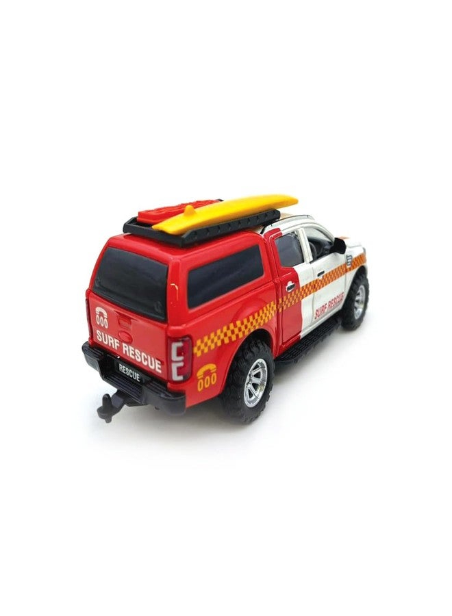 Centy Surf Rescue UTE Pull Back Toy Car with Door Openable for 3Y+ Multi Colour - Image 2