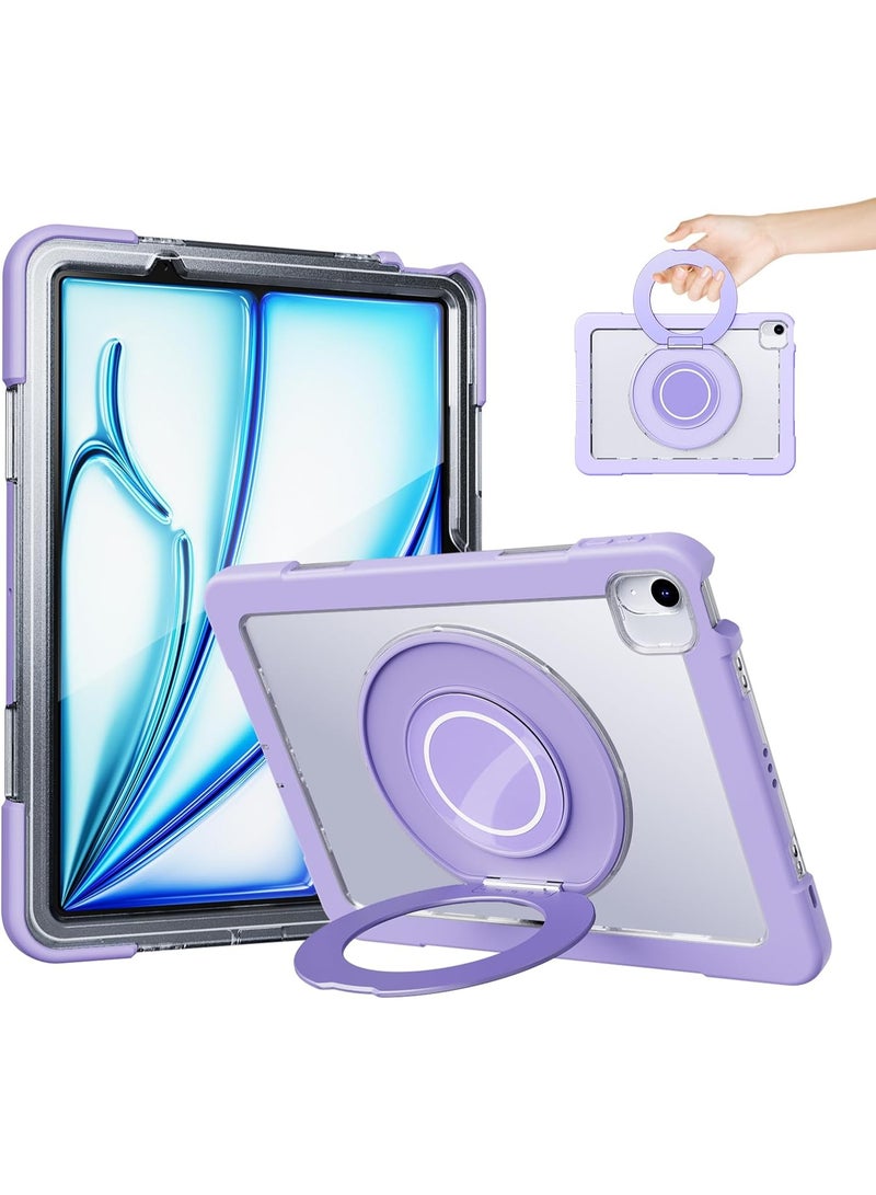 Adjustable Metal Rotating Stand Compatible with iPad Pro 11” 2021 – 360° Swivel Tablet Holder, Sturdy Aluminum Alloy Desktop Dock for Home Office, Compatible with iPad Air/Mini & Other 7-13” Tablets - Image 1