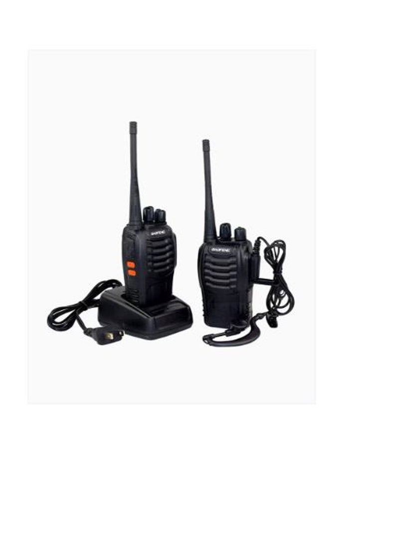 Walkie Talkies for Adults Long Range, Baofeng BF-888S Handheld Two Way Radios with Earpiece and Mic, Rechargeable Walkie Talkie with Li-ion Battery and Charger, Wireless Walky Talky (2 pcs)  - Image 1