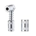 Wevdn 90 Degree Grease Coupler Adapter Sturdy Steel Grease Coupler Adapter with Sleeves for Tight Spaces Grease Gun Lubrication Tool for Car Farm Truck Industrial Use Big SleeveSmall Sleeve - Image 2